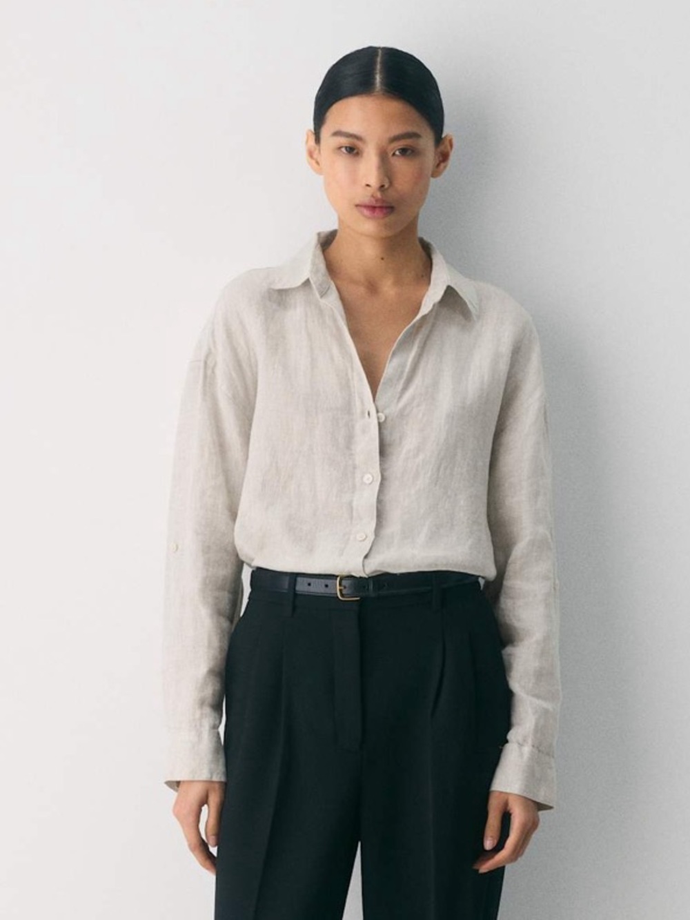 ARITZIA 100% Linen Babaton Shirt - Undyed Ecru | SIZE XL